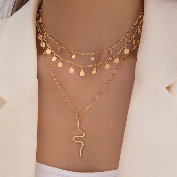 Collar de cadena corta de oro con dijes de estrella y corazón: joyería de moda de hip hop para mujeres