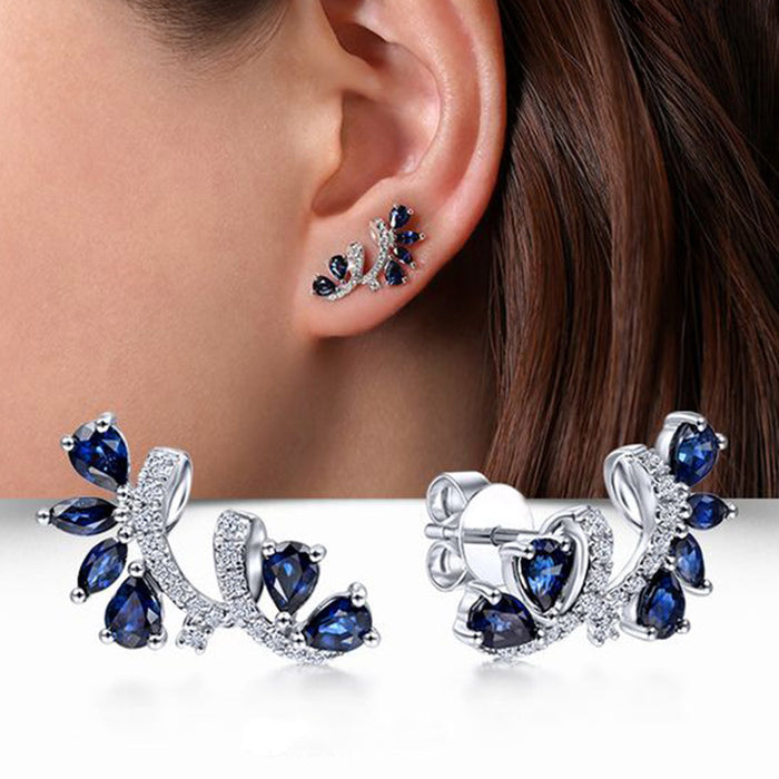 Exquisite zircon earrings, light luxury and popular earrings