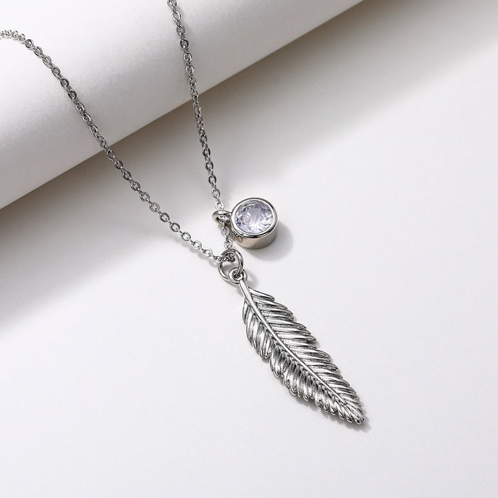 Bohemian Feather Tassel Pendant Women's Necklace