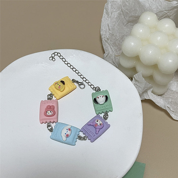 Cartoon puppy candy student girlfriend bracelet