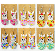 Acrylic Easter earrings - wallojewerly 