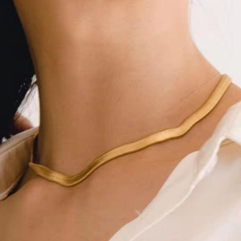 18K Gold-Plated Stainless Steel Star Pendant Necklace with Minimalist Design - wallojewerly 