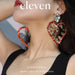 Vintage Red Tassel Earrings - Luxury Rhinestone Dangles for Brides - wallojewerly 