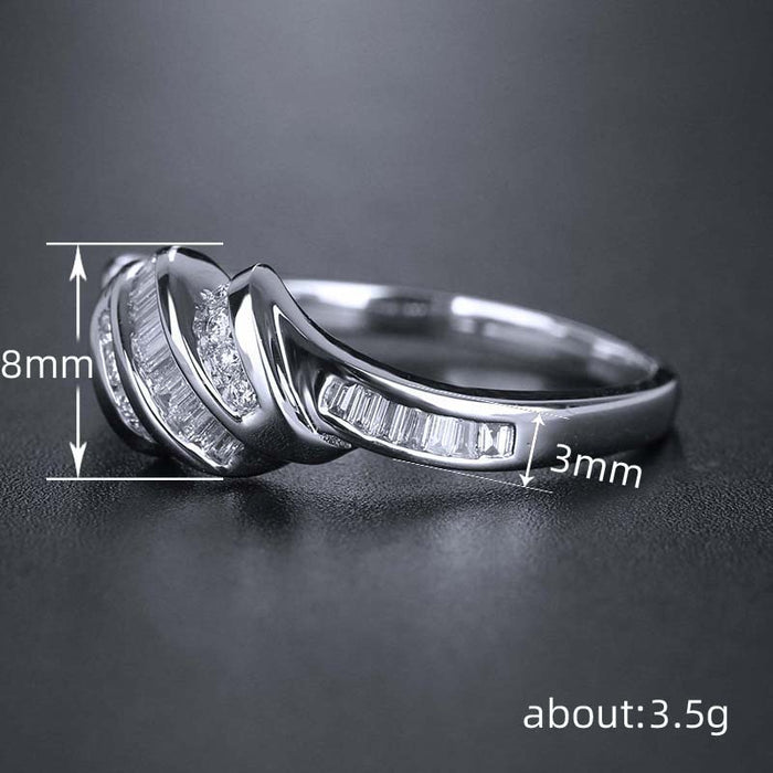 Personalized Christmas gift ring irregular temperament design ring