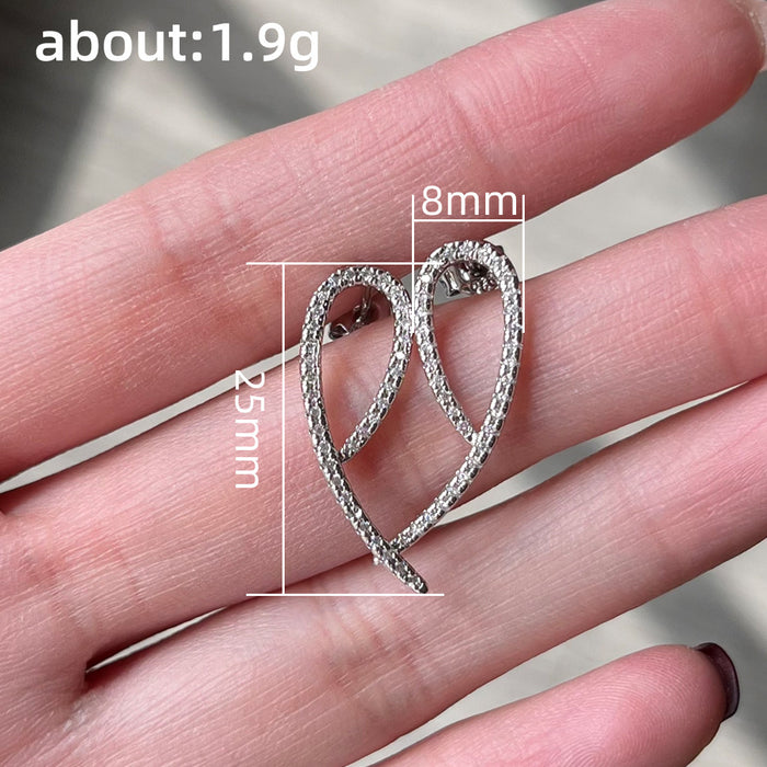 Simple geometric line earrings for women wholesale