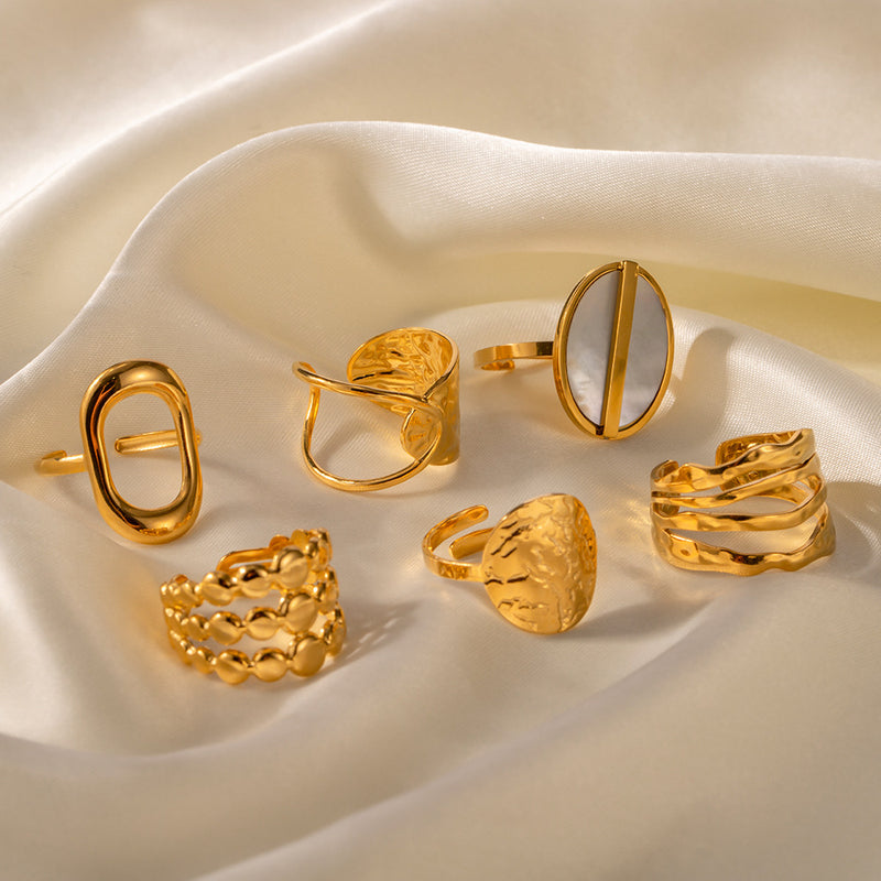 Designer-Inspired Open Ring - High-Quality Tarnish-Free Stainless Steel Jewelry