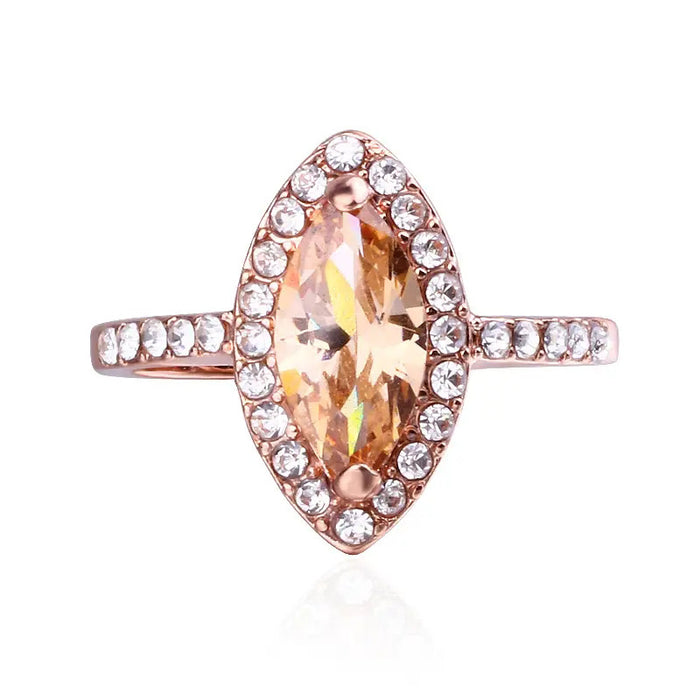 Design swing arm ring curved style exquisite women's ring