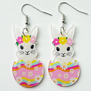 Acrylic Easter earrings - wallojewerly 