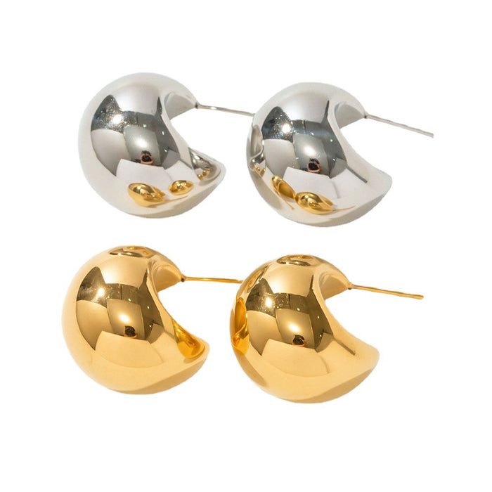 Pendientes de borlas multicapa de acero inoxidable chapado en oro de 18 quilates: joyería elegante vintage para mujer