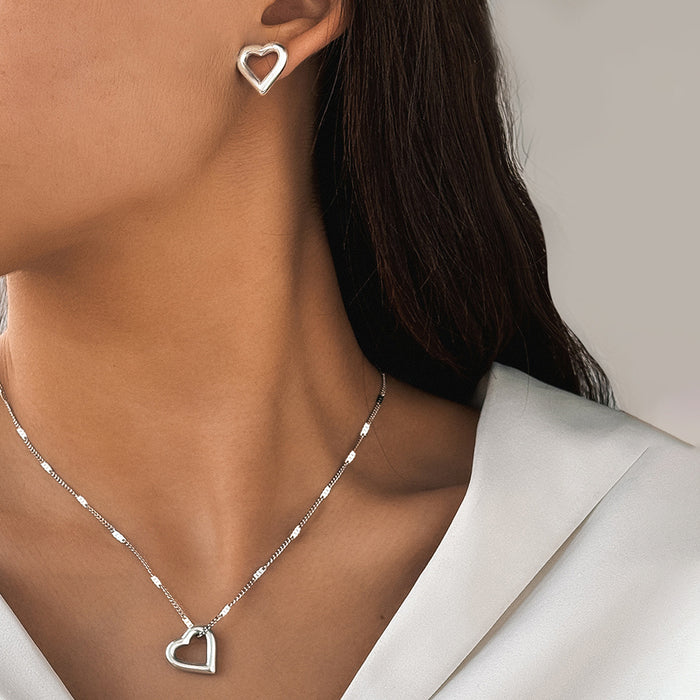 Wholesale stainless steel and titanium steel star-shaped gold necklaces