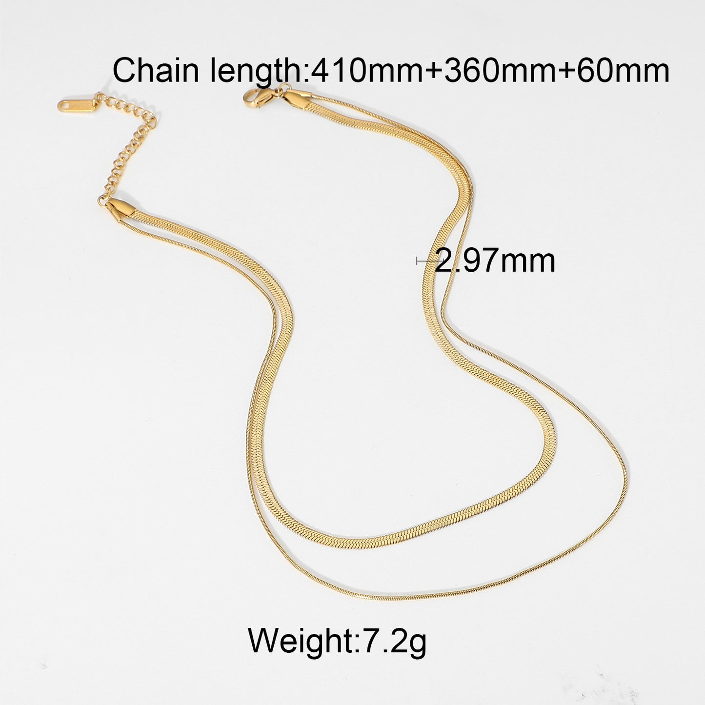 Trendy Non-Fading Titanium Steel Cuban Chain Necklace - Versatile Design for Men and Women