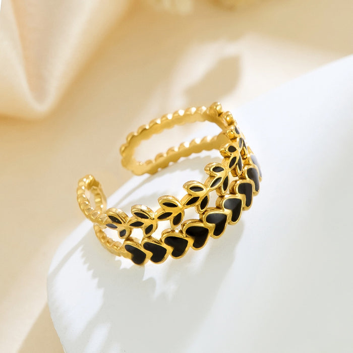 Wholesale irregular multi-layer thin-ring open rings