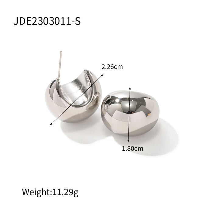 Pendientes de borlas multicapa de acero inoxidable chapado en oro de 18 quilates: joyería elegante vintage para mujer