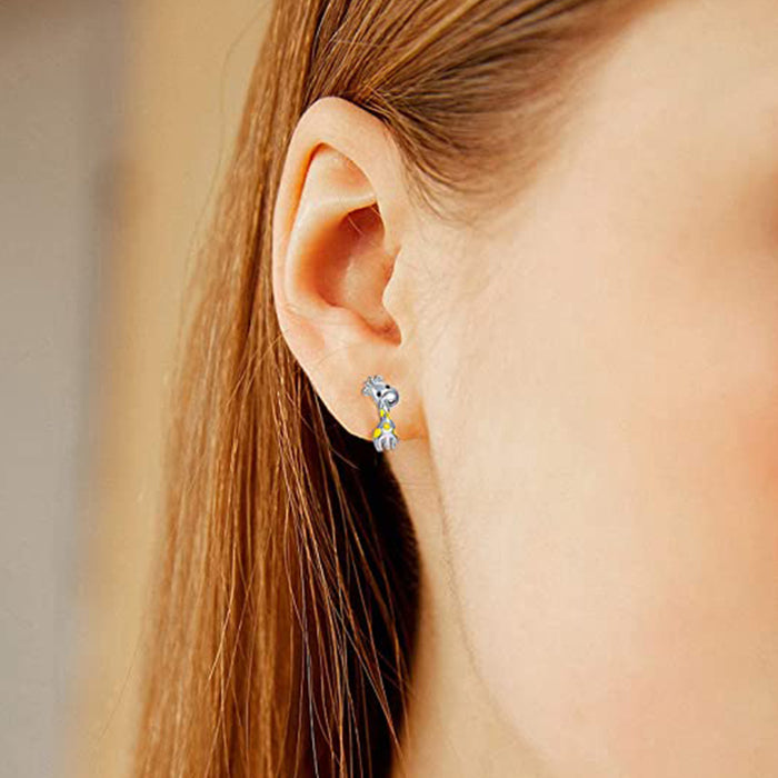 Giraffe Epoxy Earrings Mini Earrings Women's Jewelry