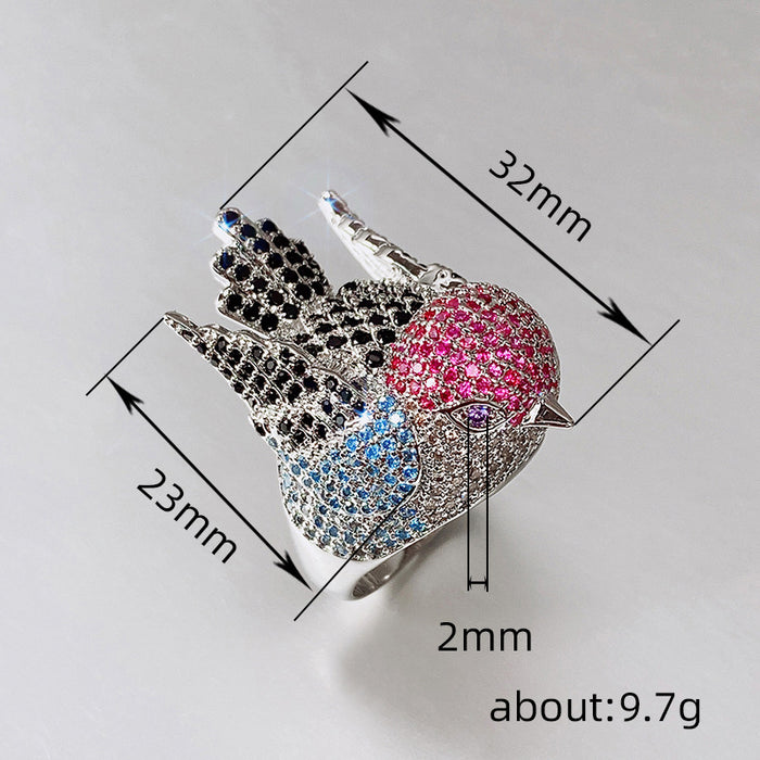 Love cross ring Korean style simple student design ring