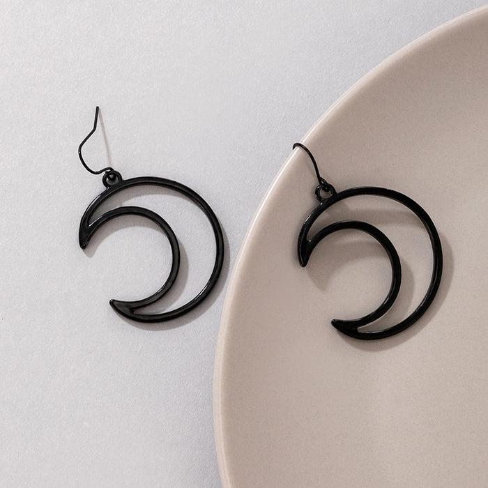 Moon simple fashion earrings