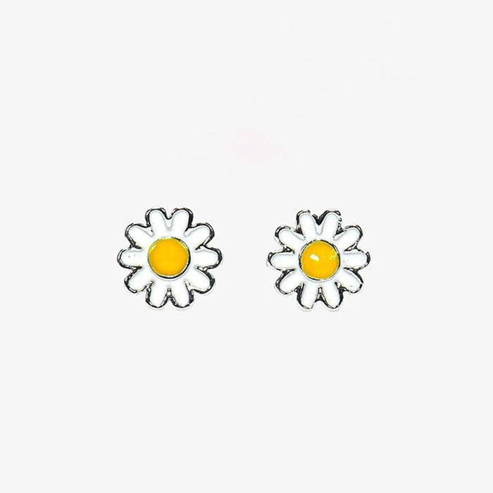 Epoxy Daisy Earrings Sunflower Earrings