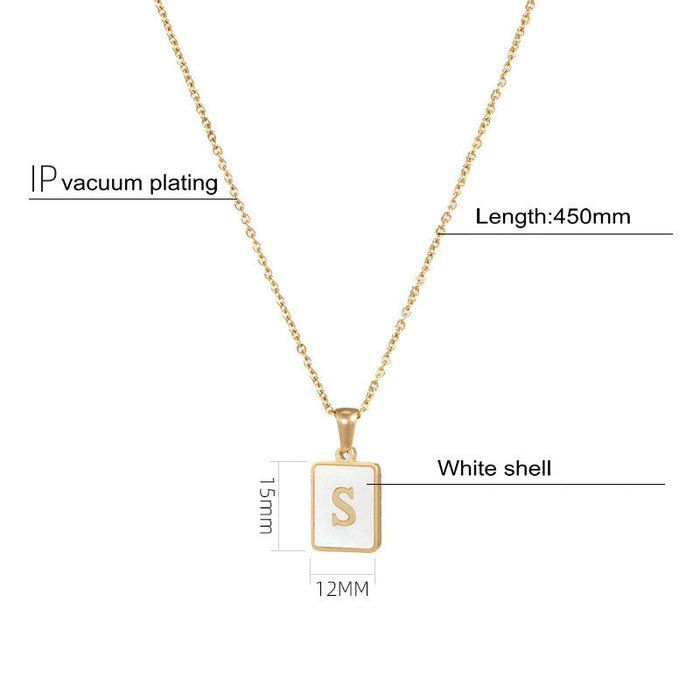 18K Gold-Plated Stainless Steel Rope Chain Necklace with Heart Pendant