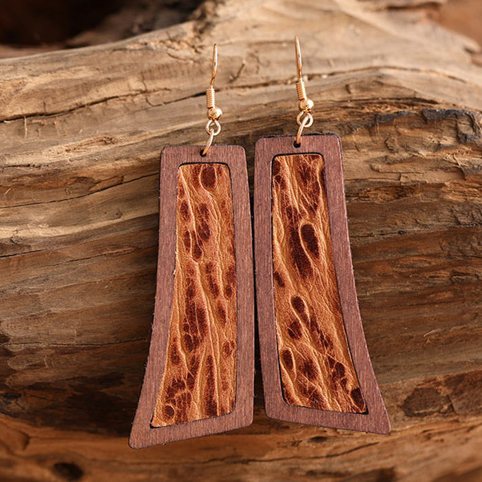 Bohemian Wooden Earrings