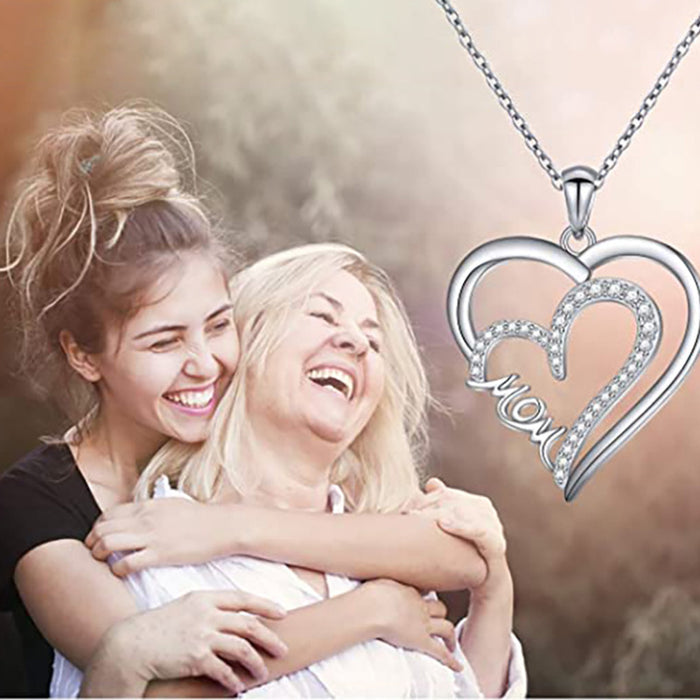 Beating Heart Pendant Women's Mother's Day Clavicle Necklace