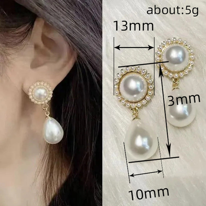 High-grade round earrings, hoop earrings, female student models