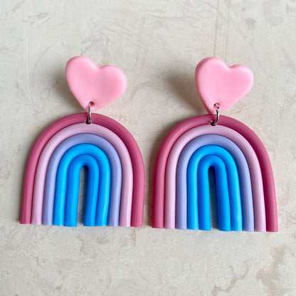 Handmade Soft Clay Earrings - Unique and Trendy, Perfect for Students