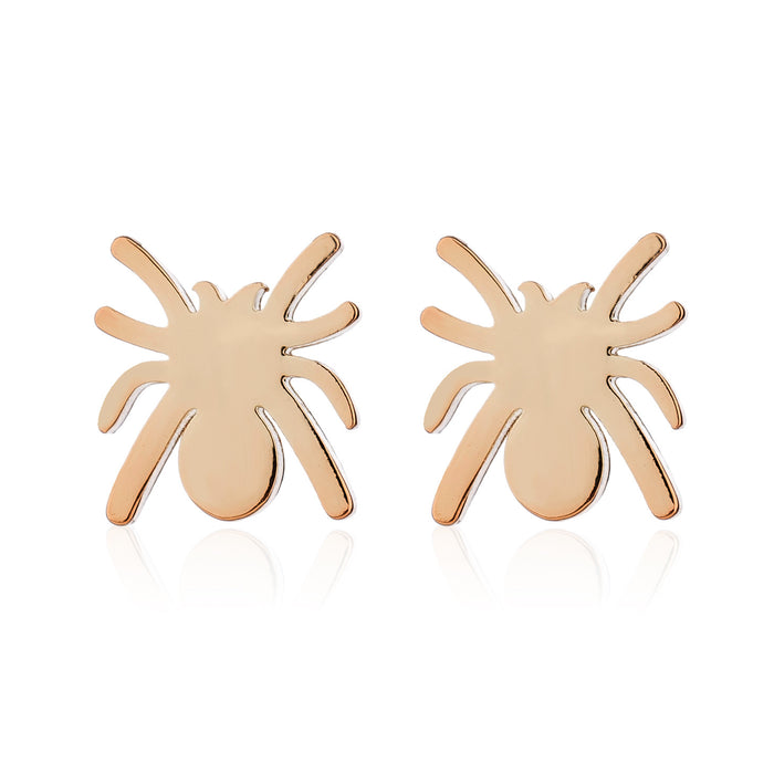 Spider Stainless Steel Stud Earrings - Hip-Hop Animal Jewelry for a Bold Look