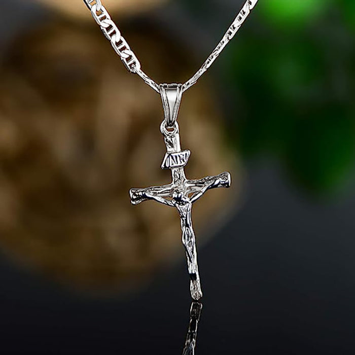 Cross Pendant Necklace Hip Hop Street Fashion Women's Necklace