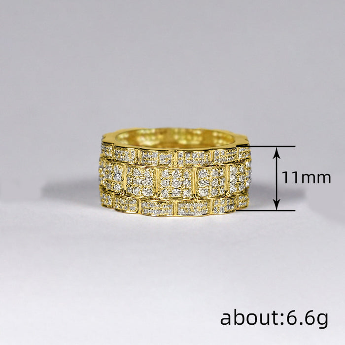 women's elegant zircon ring