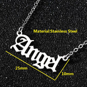 Angel Number Sweater Chain, Vintage 000-999 Stainless Steel Pendant Necklace Wholesale - wallojewerly 