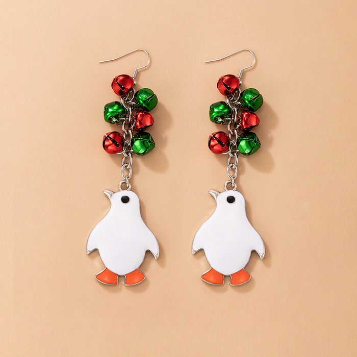 Christmas colorful pearl earrings irregular multi-color earrings