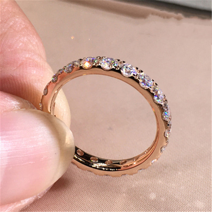 Gold Ring European and American Trendy Men's and Women's Rings