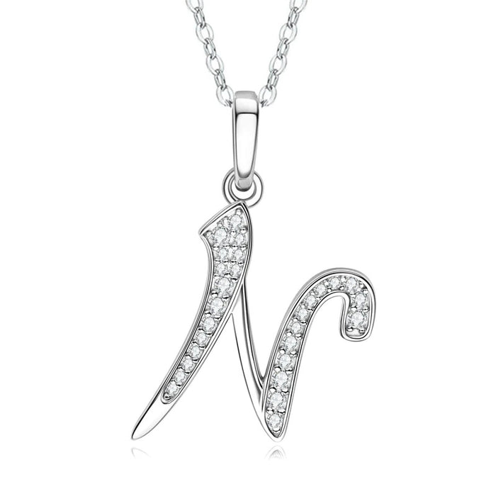 Letter Pendant Necklace