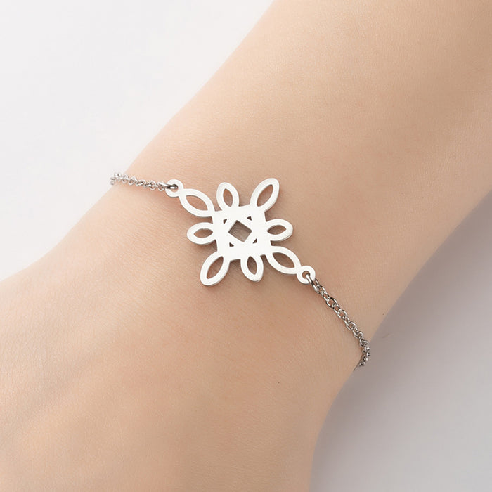 Chinese knot pendant bracelet, Korean simple cold style jewelry wholesale