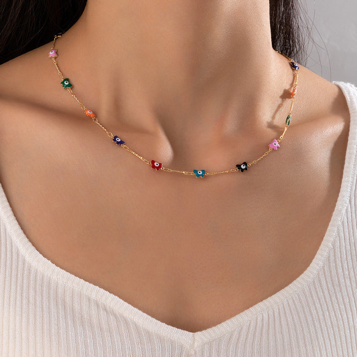 Moon & Star Multi-Layer Necklace Set - Geometric Triple-Layer Chain