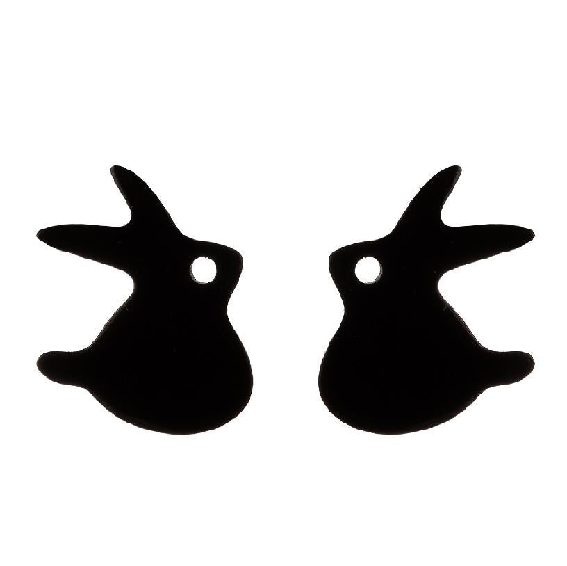 Mini rabbit earrings, new style sweet cute simple hollow earrings Korean fashion earrings wholesale