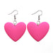 Colorful love earrings - wallojewerly 