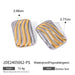Vintage Ribbed Rectangular Earrings - High-End Stainless Steel Jewelry for Women - wallojewerly 