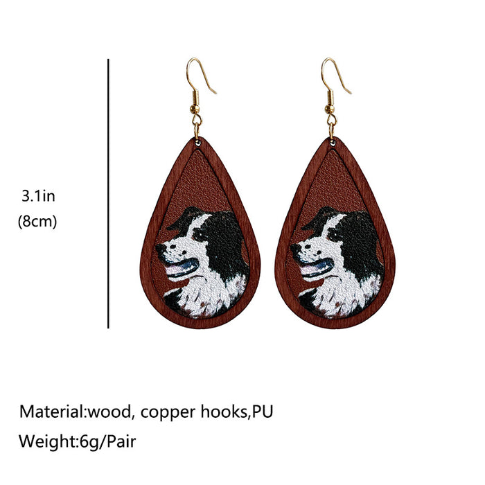 Wooden Attack Earrings