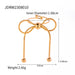 Butterfly Knot Stainless Steel Ring - Vintage Style Adjustable Jewelry for Women - wallojewerly 
