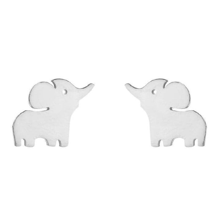 Elephant Stainless Steel Earrings - Cute and Playful Animal Jewelry