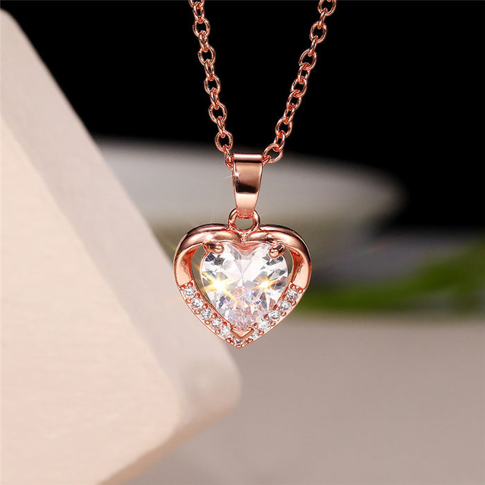 Love Pendant Simple Women's Valentine's Day Necklace