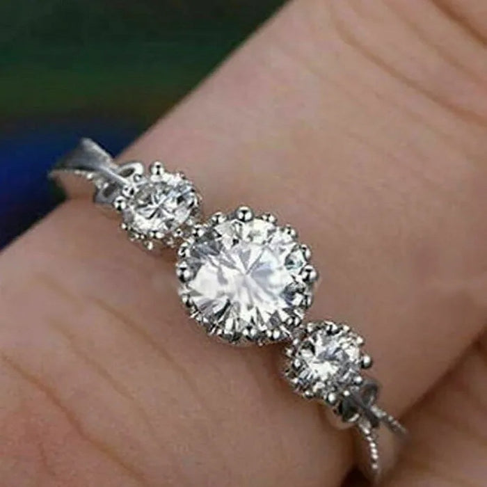 Anillo de dedo índice de lujo ligero coreano, anillo de meñique de mujer de estilo de celebridad simple