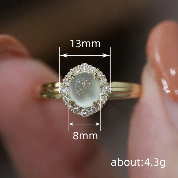 Gypsophila ring light luxury pavé