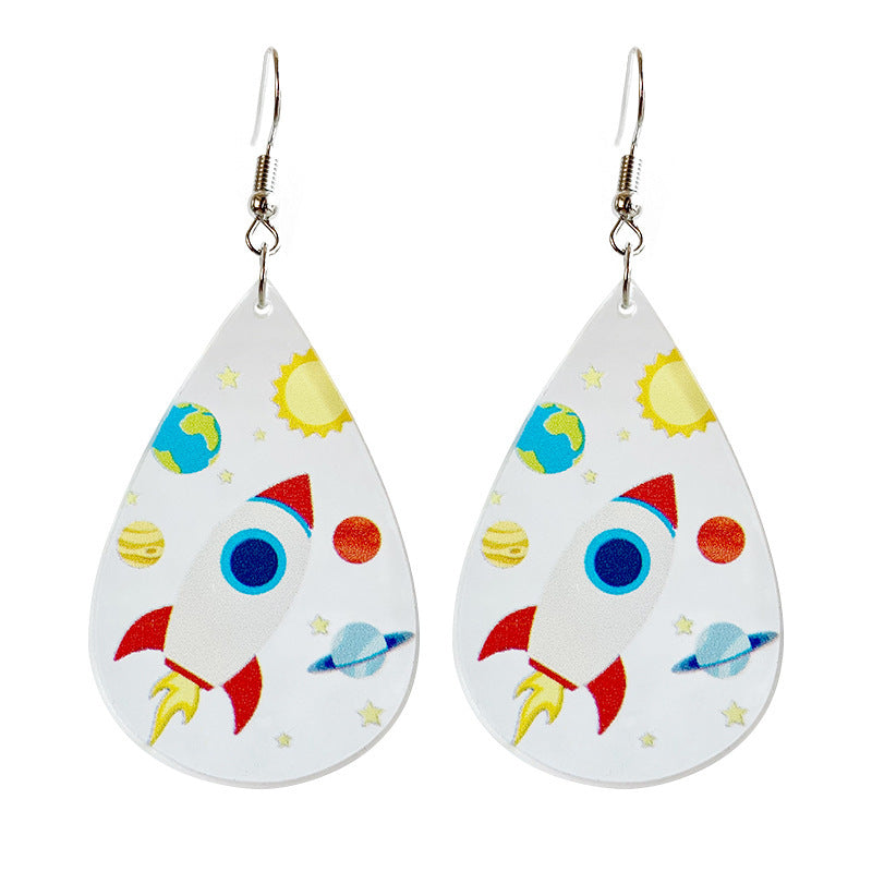 Teachers' Day Acrylic Earrings