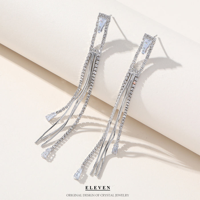 Colorful Geometric Earrings - Luxurious Statement Jewelry for a Bold Look