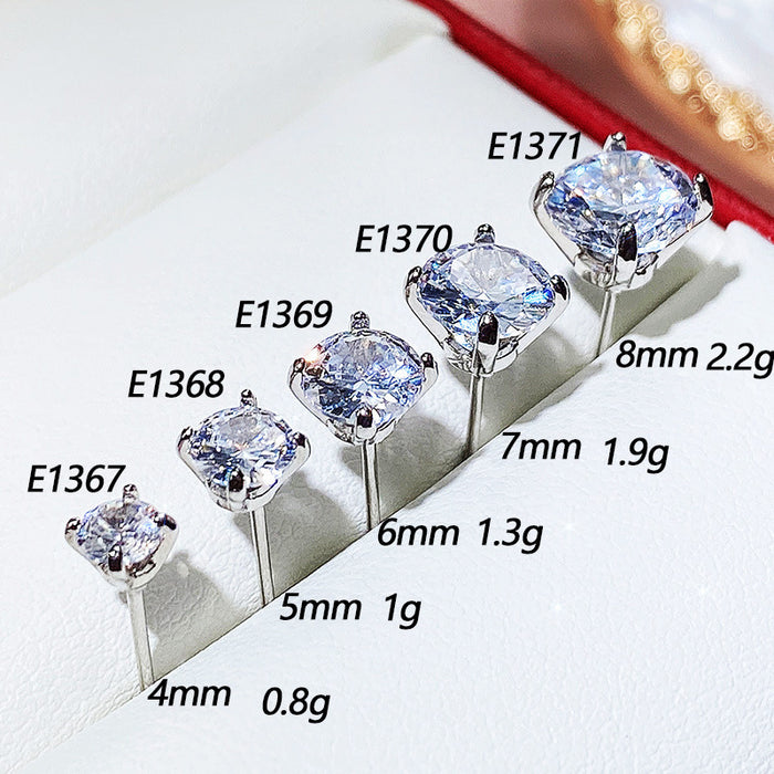 Colorful flower-shaped earrings for women, creative and generous earrings