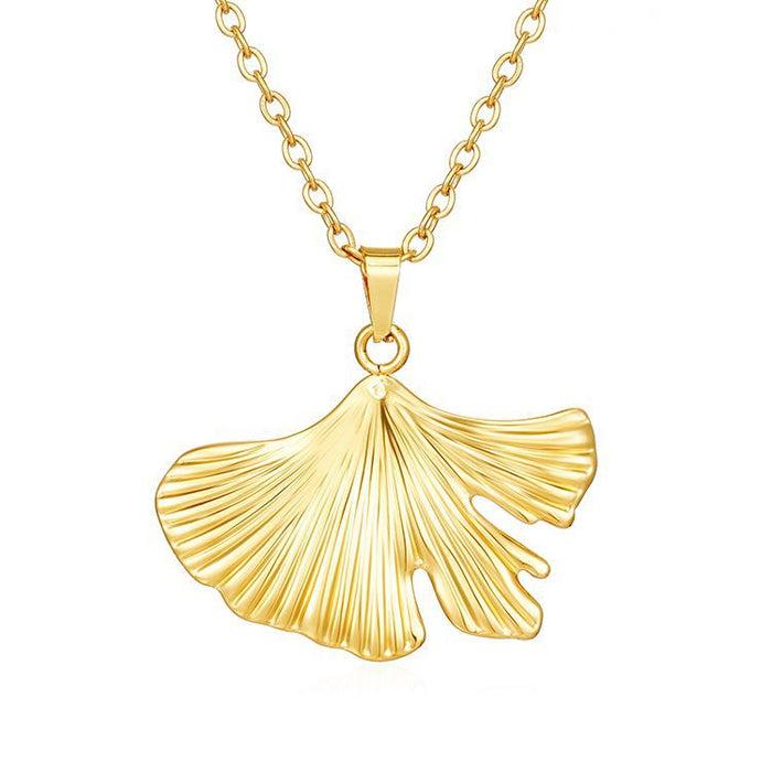 Autumn 18K necklace, high-end and fashionable new clavicle necklace