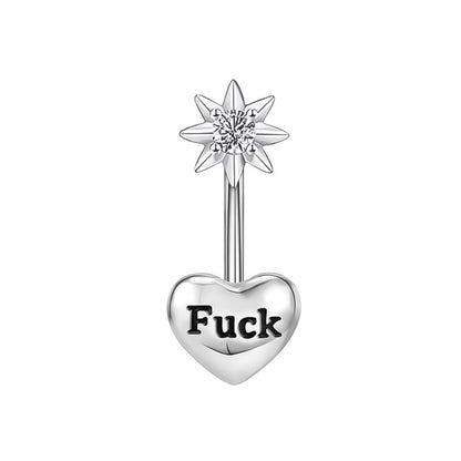 Flower Stainless Steel Curved Barbells for Nave - wallojewerly 