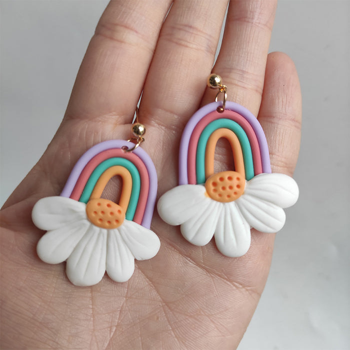 Handmade Soft Clay Earrings - Unique and Trendy, Perfect for Students